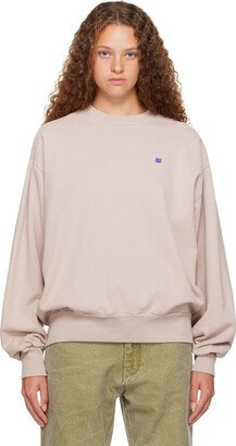 Beige Patch Sweatshirt