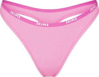 Cotton Logo Dipped Thong | Bubble Gum Multi