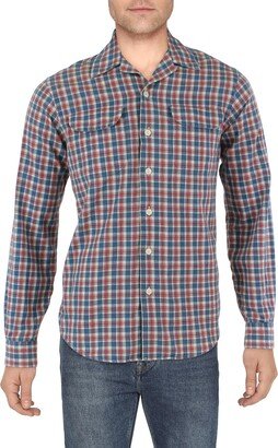 Polo Country Ralph Lauren Mens Classic Fit Plaid Button-Down Shirt