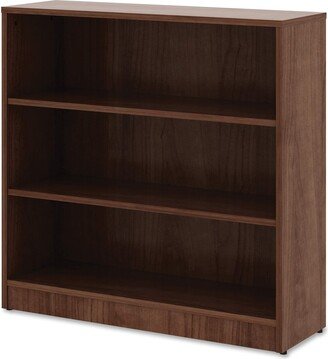 EPOWP Walnut Laminate Bookcase, 36 x 36 x 12