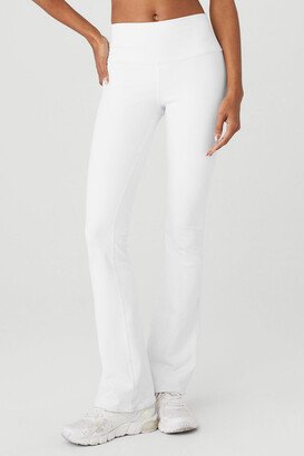 Airbrush High-Waist Bootcut Legging in White, Size: 2XS