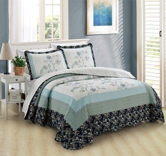 Serenta Dorset 3 Piece Bedspread Quilts Set