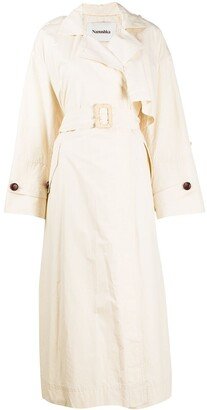Caylei belted trench coat
