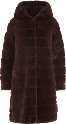 Faux-Fur Hooded Coat-AG
