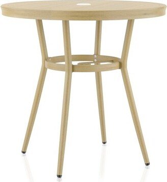 Arna 32 Round Patio Table - Natural - miBasics