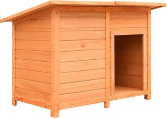 Dog Cage Solid Pine & Fir Wood 47.2x30.3x33.9