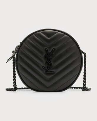 Vinyle Round Camera Crossbody Bag