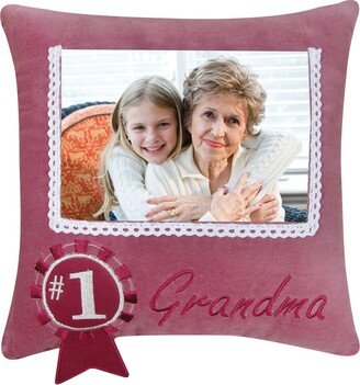 10 x 10 Number One Grandma Picture Pillow