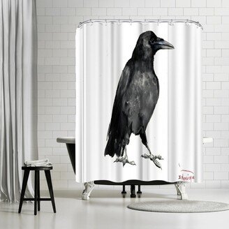 71 x 74 Shower Curtain, Crow 5 by Suren Nersisyan
