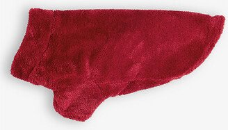 Red Teddy ogo-plaque Fleece dog Jumper