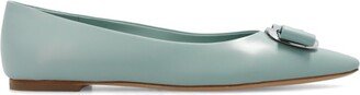 New Vara Bow-Detailed Ballet Flats