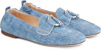 Sheryl Denim Moc Toe Loafer