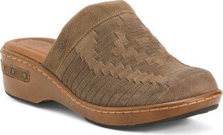 Suede Yucatan Distressed Comfort Clogs for Women