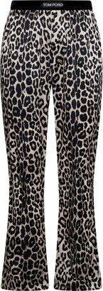 Leopard Printed Pajama Pants