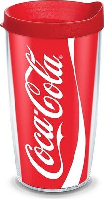 Tervis Coca-Cola - Coke Can Made in Usa Double Walled Insulated Tumbler Travel Cup Keeps Drinks Cold & Hot, 16oz, Red Lid