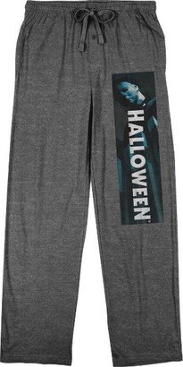 John Carpenter's Halloween Mask Men's Graphite Heather Sleep Pajama Pants-XXL