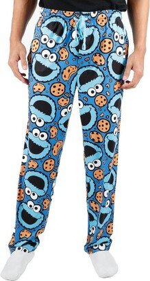 Cookie Monster AOP Mens Sleep Pajama Pants XXL