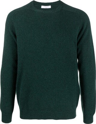 Ribbed-Trim Cashmere Jumper-AD