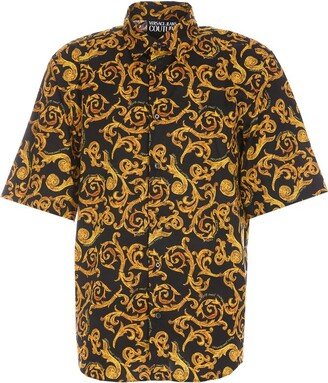 Baroque-Pattern Buttoned Shirt