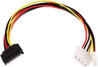 Monoprice SATA Cable - 1 Feet - SATA 15-pin Male to 4-pin Molex and 4-pin Power Cable