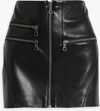 Kendale faux leather mini skirt