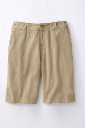 Women's Lightweight 11 Chino Shorts - Washed Sand - 4P - Petite Size