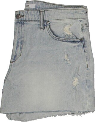 Womens Denim 4 Inseam Cutoff Shorts