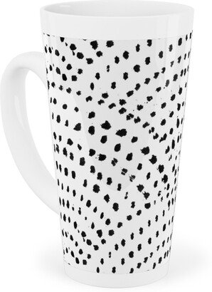 Mugs: Ink Dot Scales Tall Latte Mug, 17Oz, White