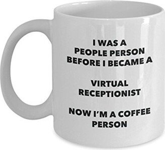 Virtual Receptionist Coffee Person Mug - Funny Tea Cocoa Cup Birthday Christmas Lover Cute Gag Gifts Idea