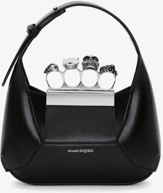 Women's The Jewelled Hobo Mini Bag In Black