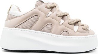 Panelled Low-Top Sneakers