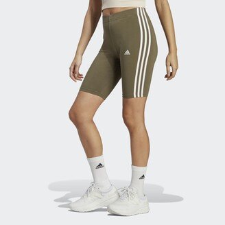 Essentials 3-Stripes Bike Shorts-AC