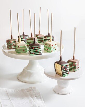Chocolate Covered Company Christmas Cheesecake Belgian Chocolate Covered Pops