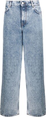 Wide Leg Denim Jeans-AO