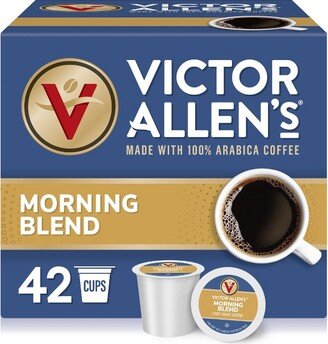 Victor Allen's Coffee Morning Blend Single Serve Coffee Pods, 42 Ct