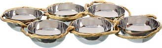 Wisteria Gold Seder Plate