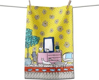 tagltd Feline Good Flour Sack Dishtowel