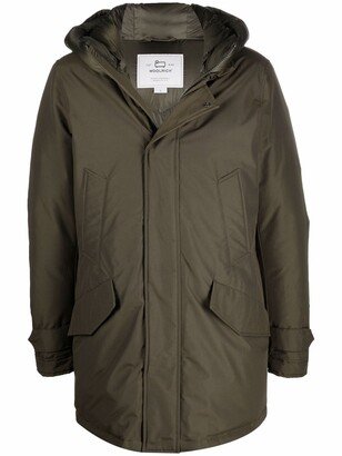 Polar high collar parka