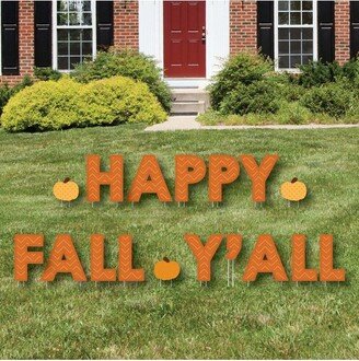 Big Dot of Happiness Pumpkin Patch - Yard Sign Outdoor Lawn Decorations - Fall, Halloween or Thanksgiving Party Yard Signs - Happy Fall Y'all