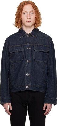 Blue Contrast Denim Jacket