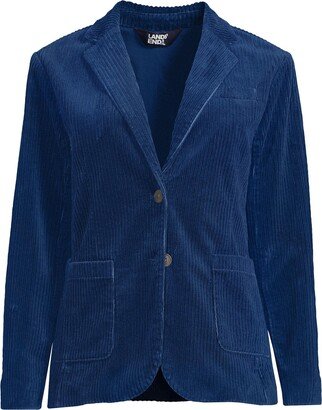 Women's Plus Size Corduroy Blazer Jacket