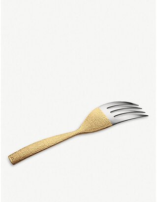 Nocolor Dressed 24ct Gold-plated Stainless Steel Serving Fork