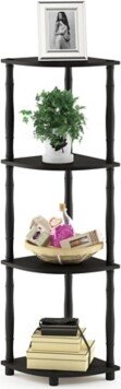 Turn-N-Tube 4-Tier Corner Display Rack Multipurpose Shelving Unit-AA