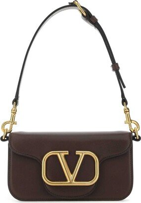 VLogo Signature Foldover Top Shoulder Bag