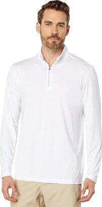 Youv 1/4 Zip (Bright White) Men's Clothing