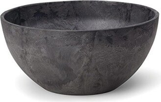 Novelty Napa Bowl Planter, Black, 10 Inch