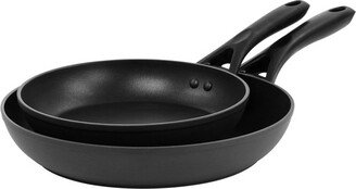 Two Piece Non Stick Aluminum Frying Pan Set