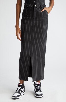 Sammy B Pinstripe Maxi Skirt