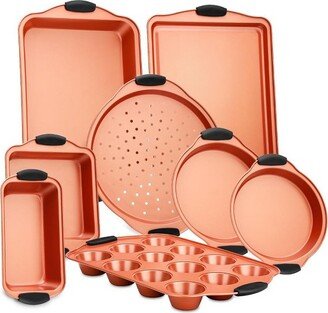 Copper Pro 8-Piece Cookware Set - Elevate your cooking experience with this high-quality and affordable set for home chefs.