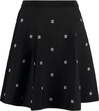 Jacquard Knit Skirt